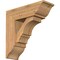 Ekena Millwork Balboa Traditional Smooth Bracket w/ Offset Brace, Western Red Cedar, 7 1/2"W x 22"D x 22"H BKT0806X22X22BOA01SWR - alternate 1
